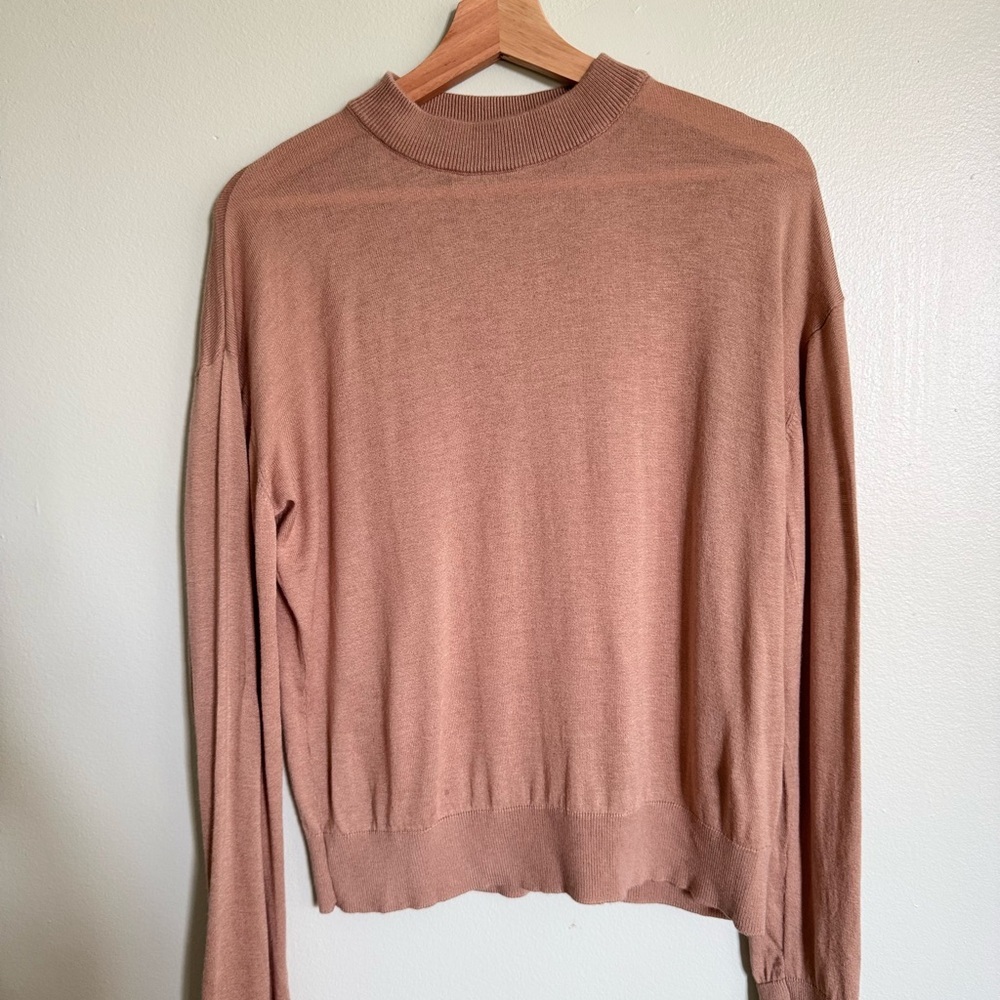 Magaschoni Light Brown Turtleneck Sweater